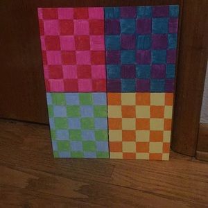 Checkerboard Painting original